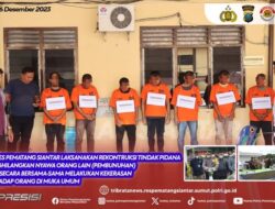 Polres Pematang Siantar Gelar Rekonstruksi Kasus Pembunuhan Secara Bersama